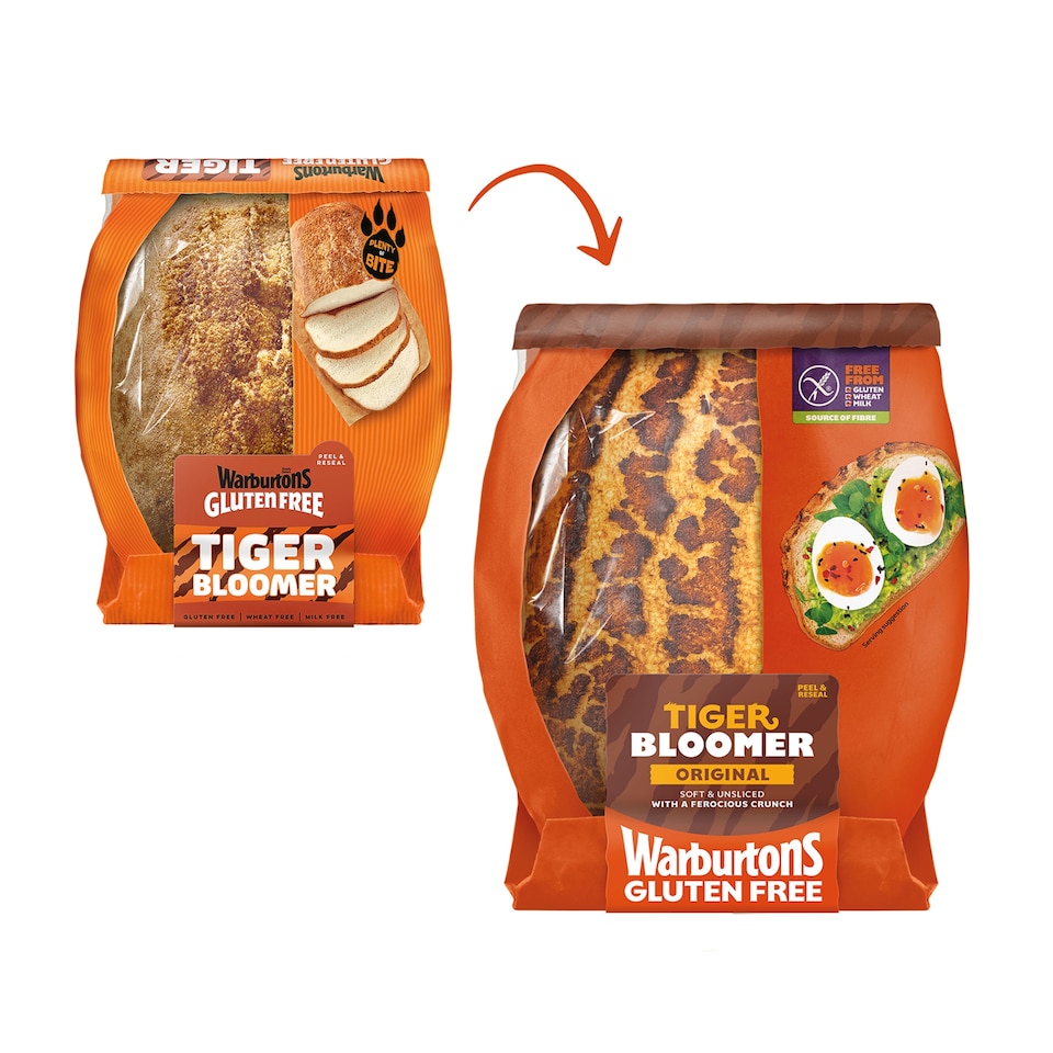 image 1 of Warburtons Gluten Free Artisan Tiger Loaf 400G