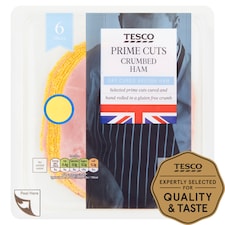 Tesco British Crumbed Ham Slices 125 G