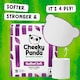 image 4 of Cheeky Panda Quilted Soft Sustainable Bamboo Toilet Tissue, 9 Rolls, 155 Sheets, 4 Ply