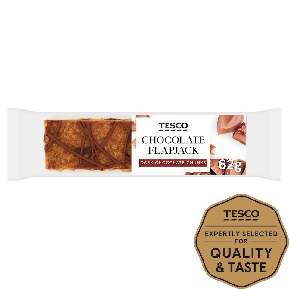 Tesco Chocolate Flapjack Bar 62G