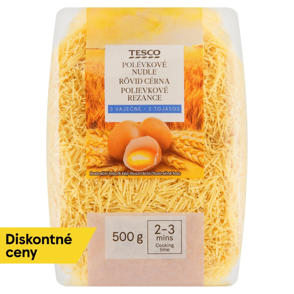Tesco Polievkové rezance 500 g