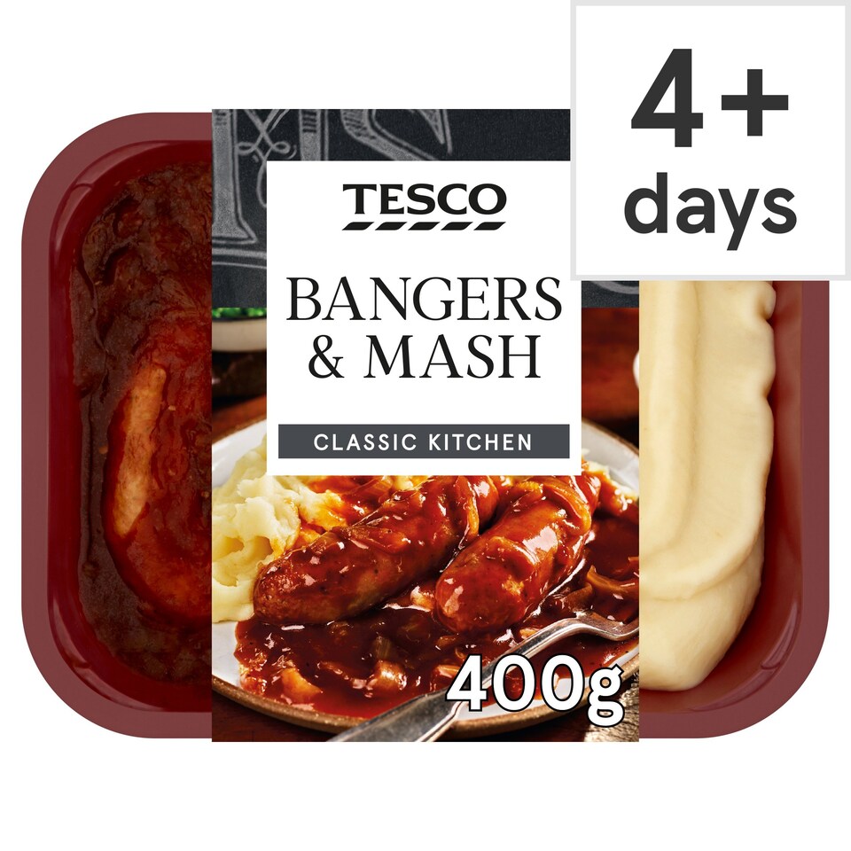 Tesco Bangers & Mash 400G Tesco Groceries