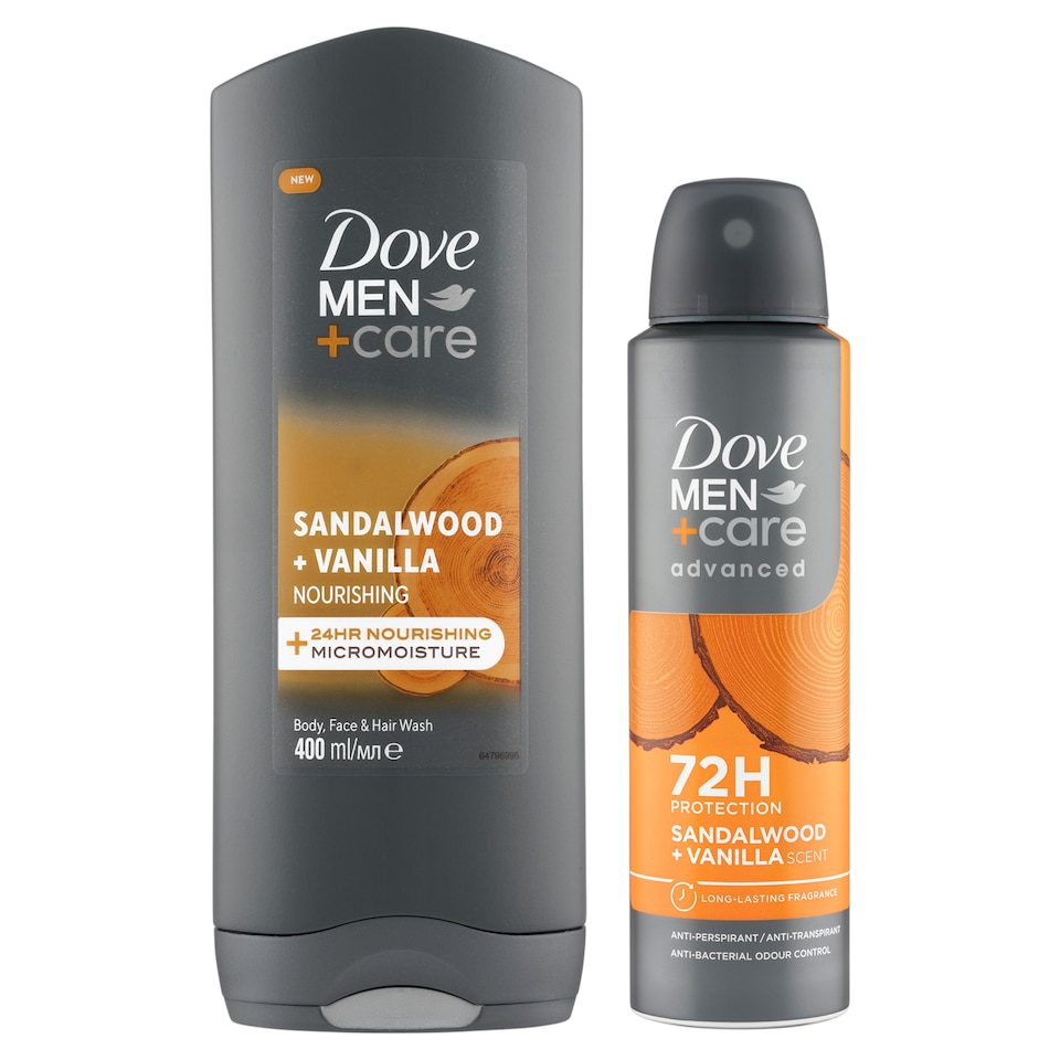 obrázok 1 z Dove Men+Care Sandalwood&Vanilla darčeková kazeta pre muža