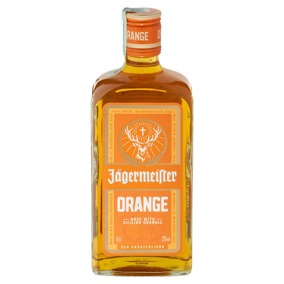 Jägermeister Orange gyógynövénylikőr 33% 0,5 l