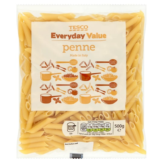 Tesco Every Day Value Penne 500G
