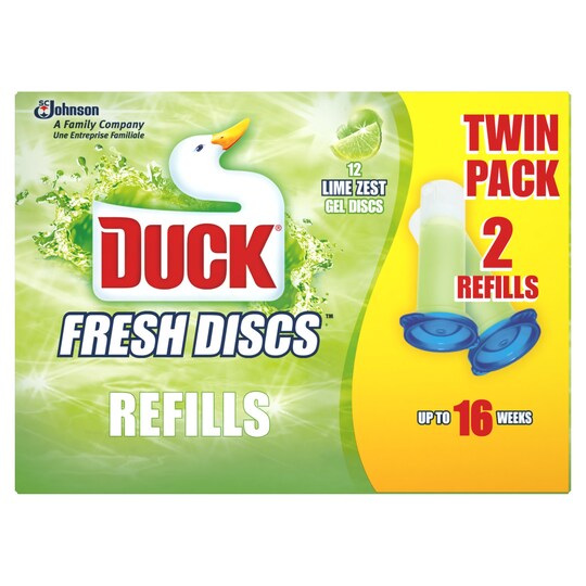 duck-fresh-gel-discs-refill-lime-2-pack-tesco-groceries