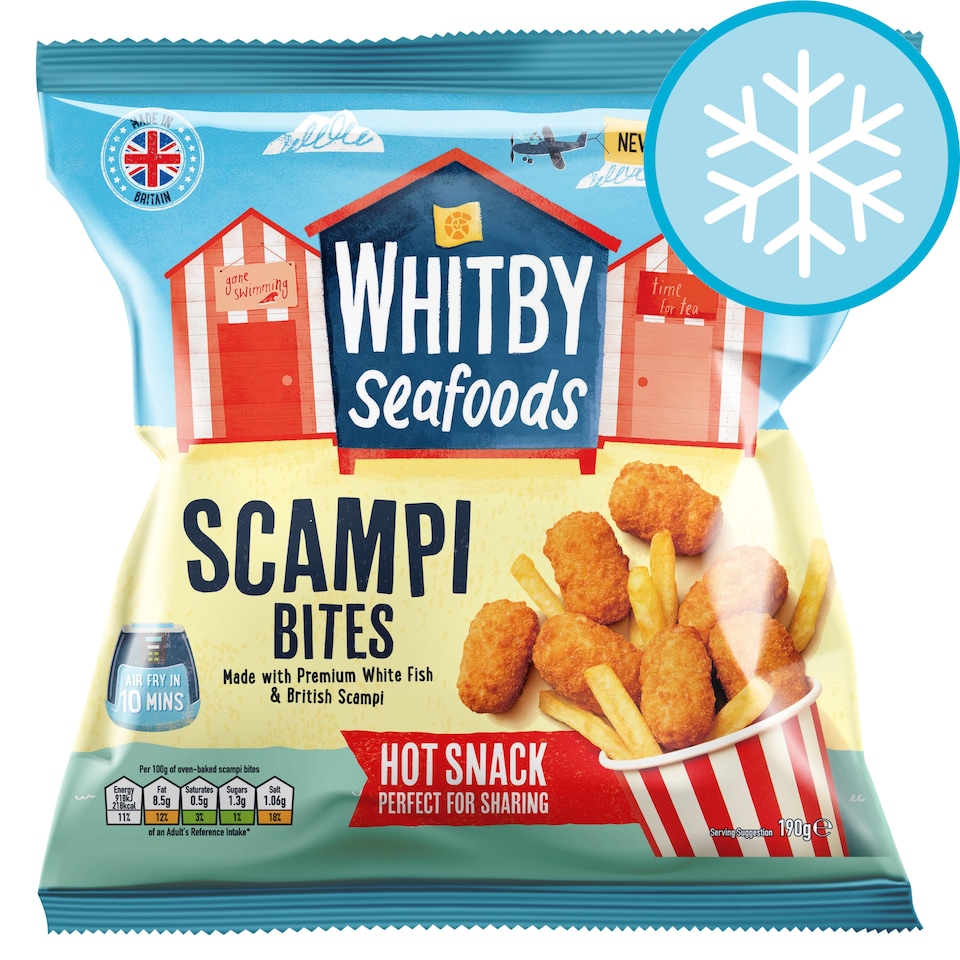 Whitby Seafoods Breaded Scampi Bites 190G