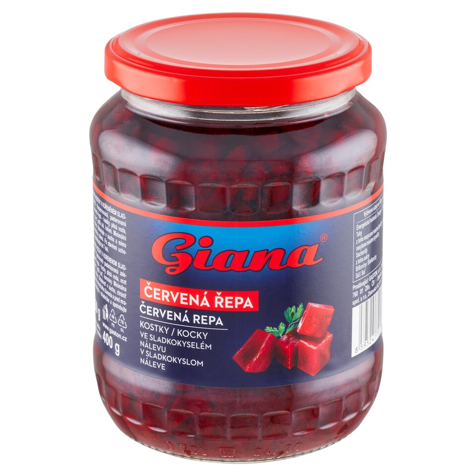 obrázok 1 z Giana Červená repa kocky v sladkokyslom náleve 660 g