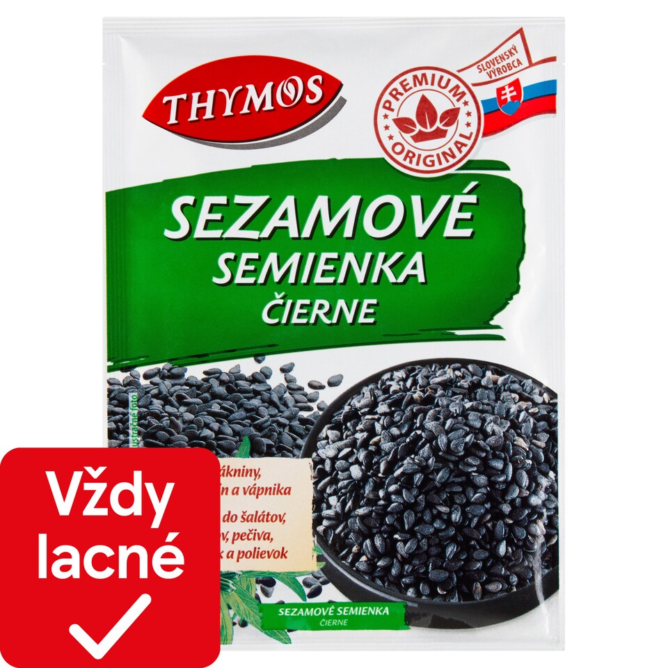 Thymos Sezamové semienka čierne 30 g
