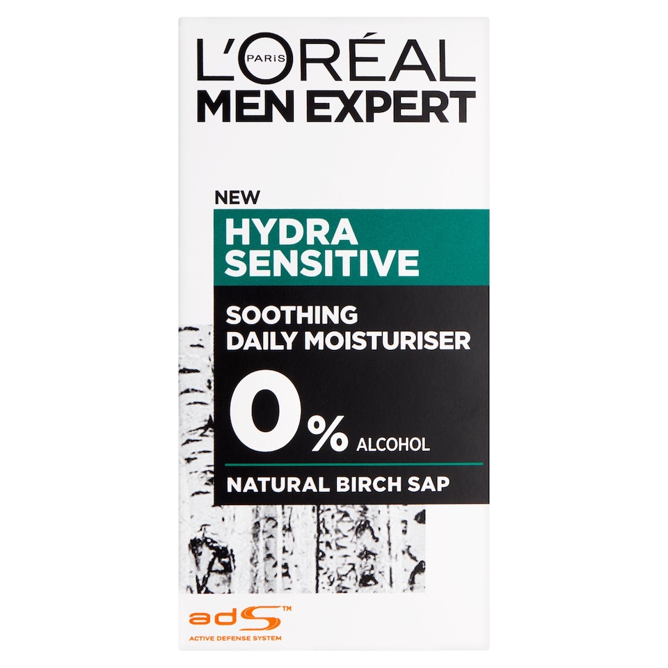 image 1 of Loreal Men 50Ml Hydrating Sensitive Hydrating Cream