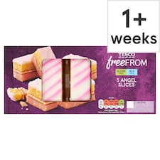 Tesco Free From 5 pack Angel Cake Slices