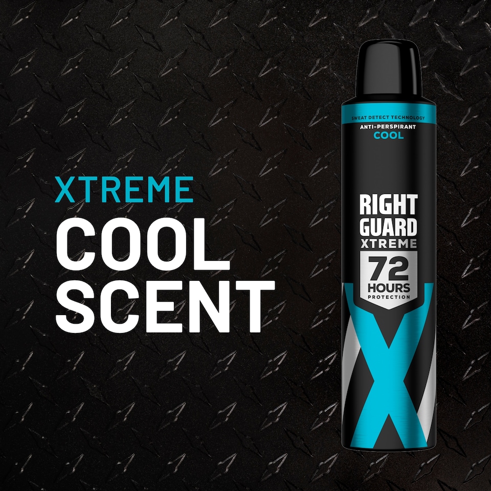image 1 of Right Guard Xtreme Male 72 Hours Protection Anti-Perspirant Cool 250ml 
