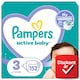 Pampers Active Baby Pelenka, Méret: 3, 152 db Pelenka, 6kg-10kg  1. kép