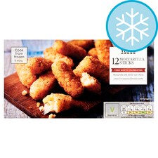 Tesco 12 Mozzarella Sticks 180G
