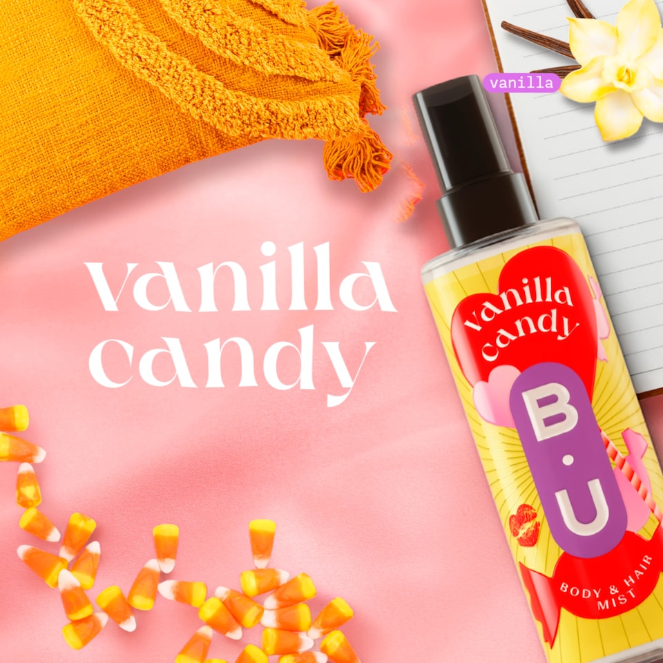 Obrázek 1 pro produkt B.U. Vanilla Candy parfémovaný sprej na tělo a vlasy 200ml