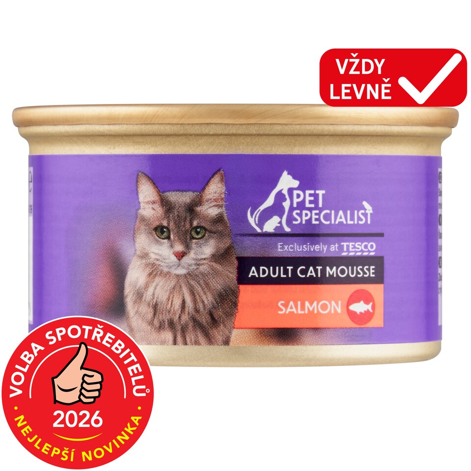 Pet Specialist Adult Cat Mousse Salmon 85g