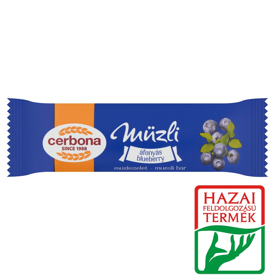 Cerbona áfonyás müzliszelet 20 g  1. kép