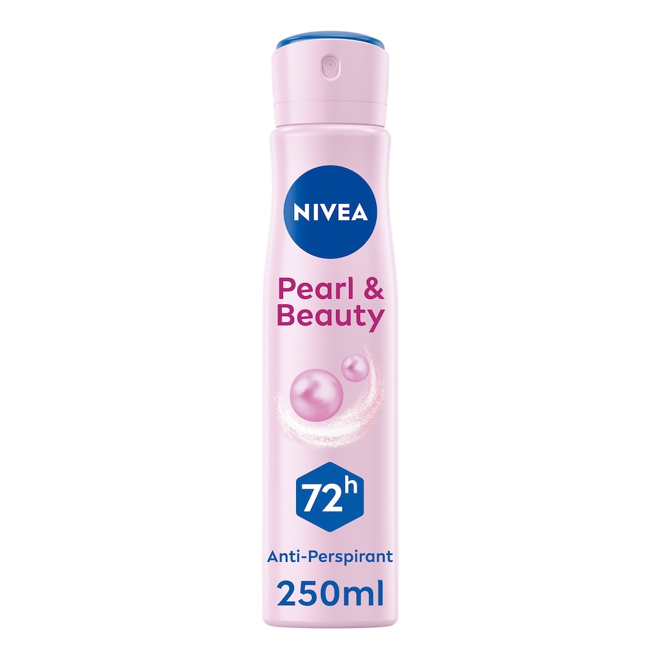 image 1 of NIVEA Antiperspirant Deodorant Spray - Pearl & Beauty 250ml