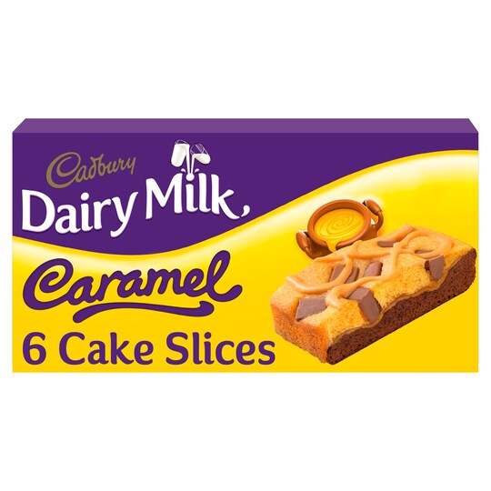 Cadbury Dairy Milk Caramel Slice 6 Pack Tesco Groceries