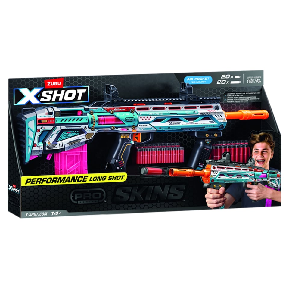 Zuru X-Shot Pro Skins Performance Long Shot hračkárska puška