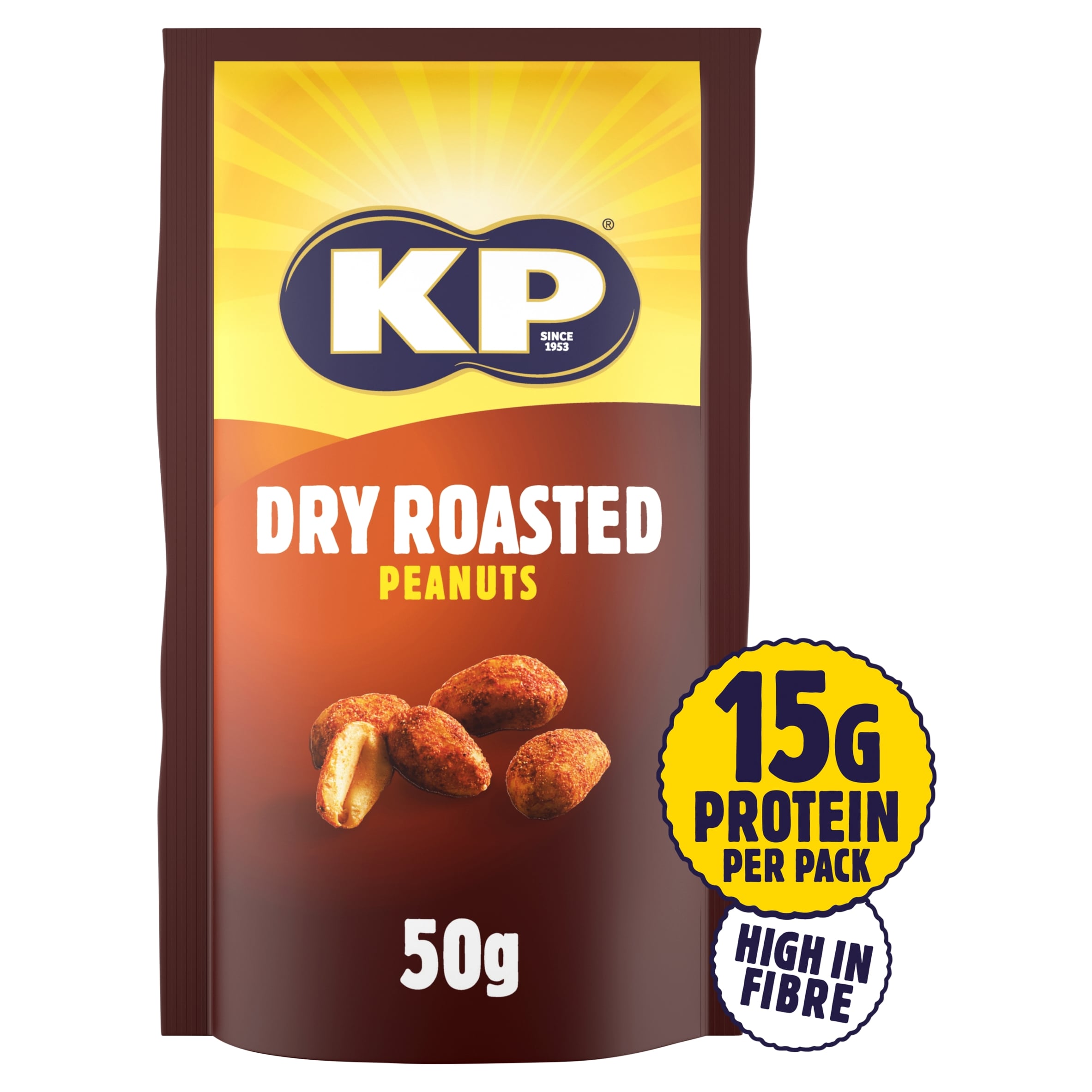 Kp Dry Roasted Peanuts 50G