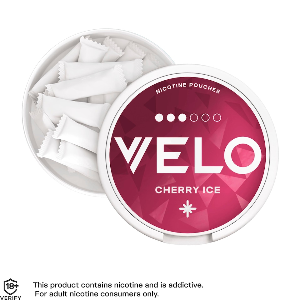 image 1 of Velo Nicotine Pouches - Cherry Ice 10mg 20 Pack
