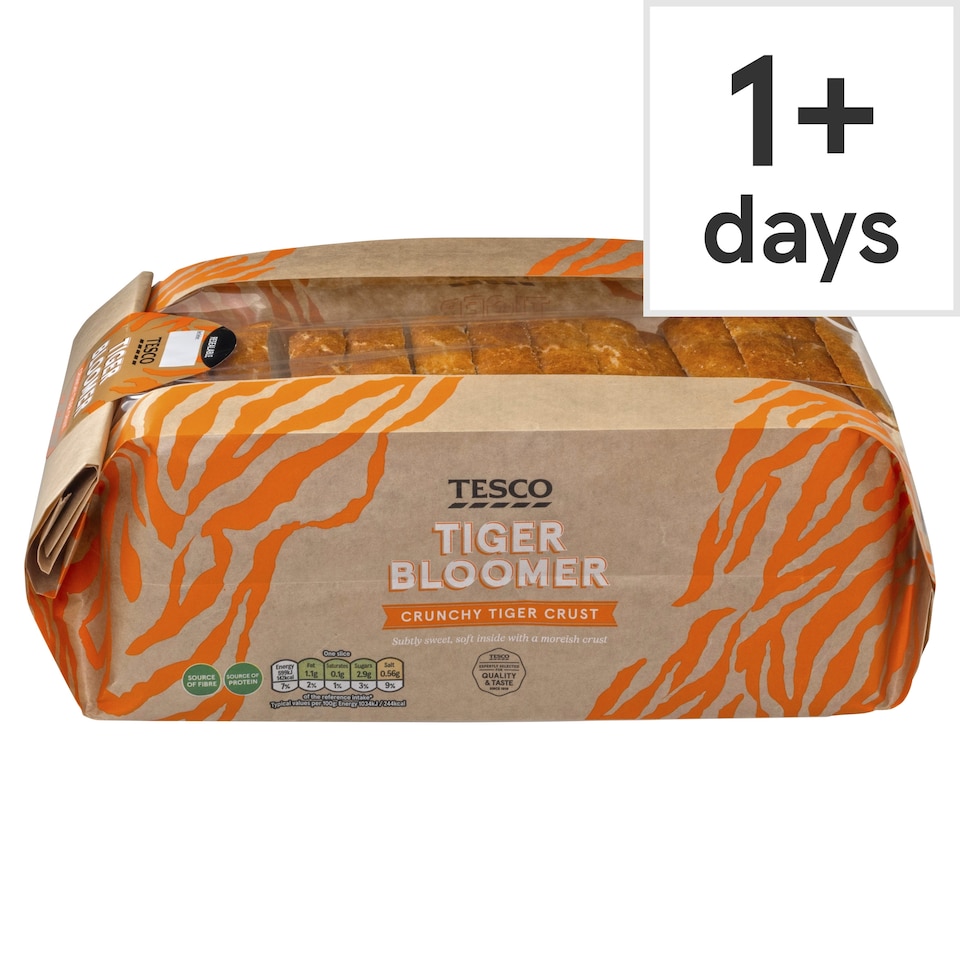 Tesco Tiger Bloomer Bread 800g