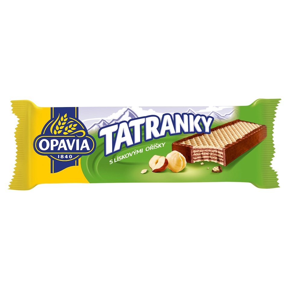 Opavia Tatranky s lískovými oříšky oplatka 47g