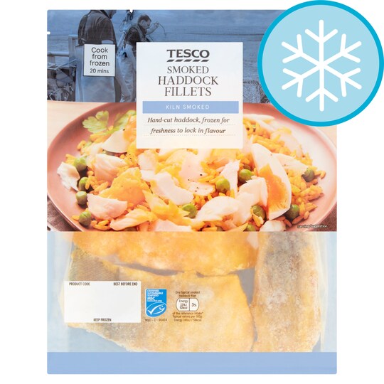 Tesco 4 Smoked Haddock Fillets 360G Tesco Groceries