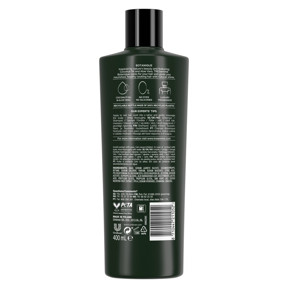 image 1 of Tresemme Nourish And Replenish Shampoo 400Ml