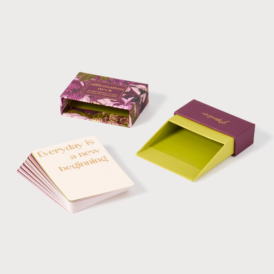 image 1 of  Paperchase Tropic Like its Hot Affirmation Cards 30 cards