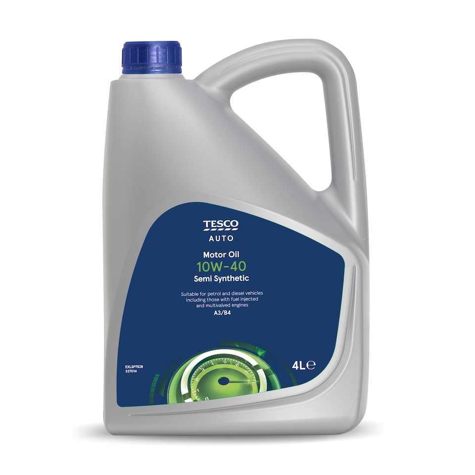 Tesco 10W-40 Semi Synthetic Motor Oil 4L