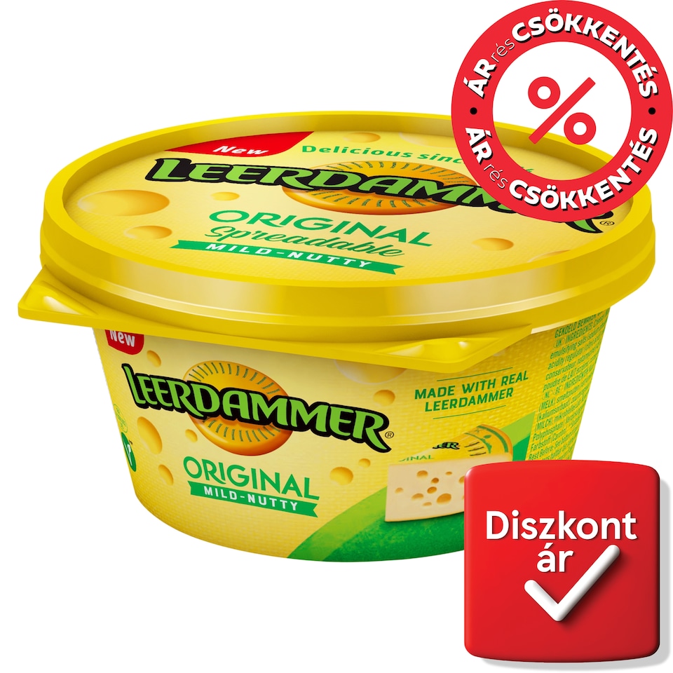 Leerdammer Semi-Fat Spreadable Cream Cheese 125 g