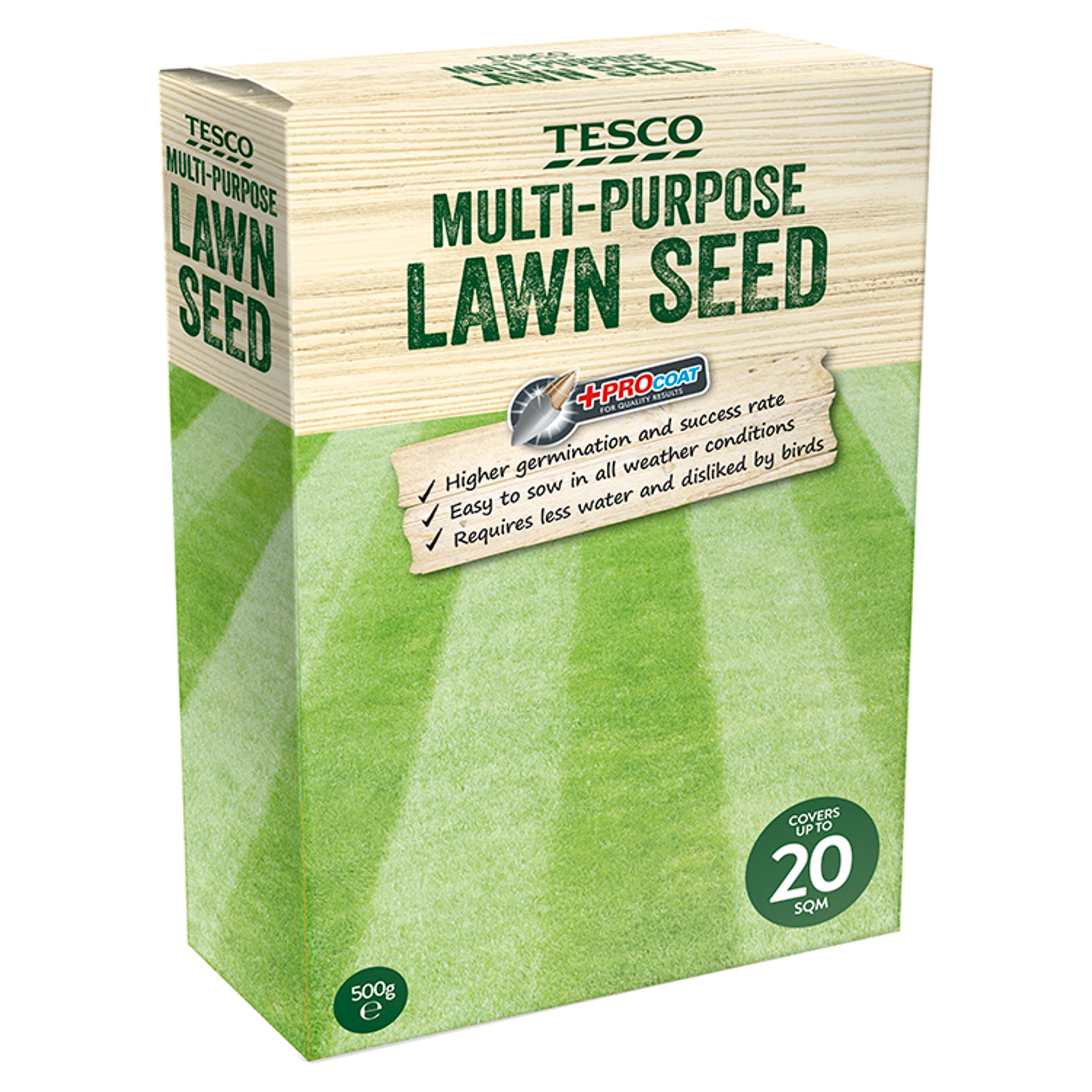 Tesco Multi-Purpose Grass Seed 500G 
