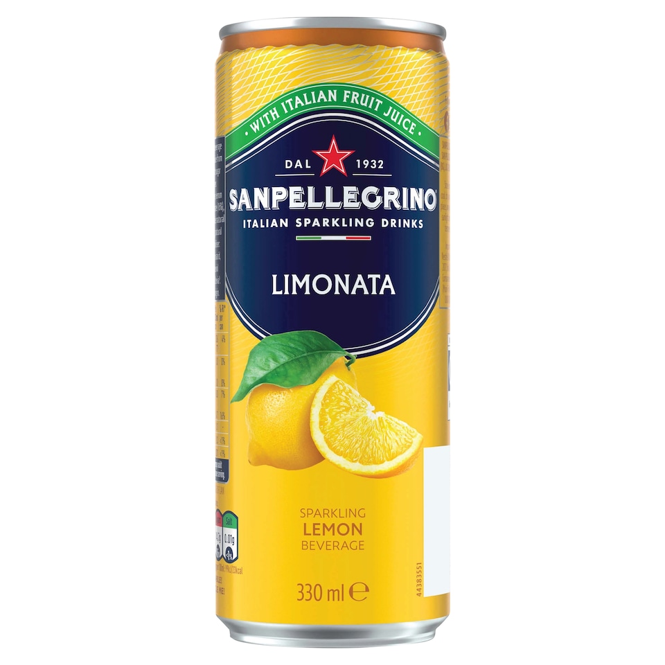 image 1 of San Pellegrino Lemon Soft Drink 330ml