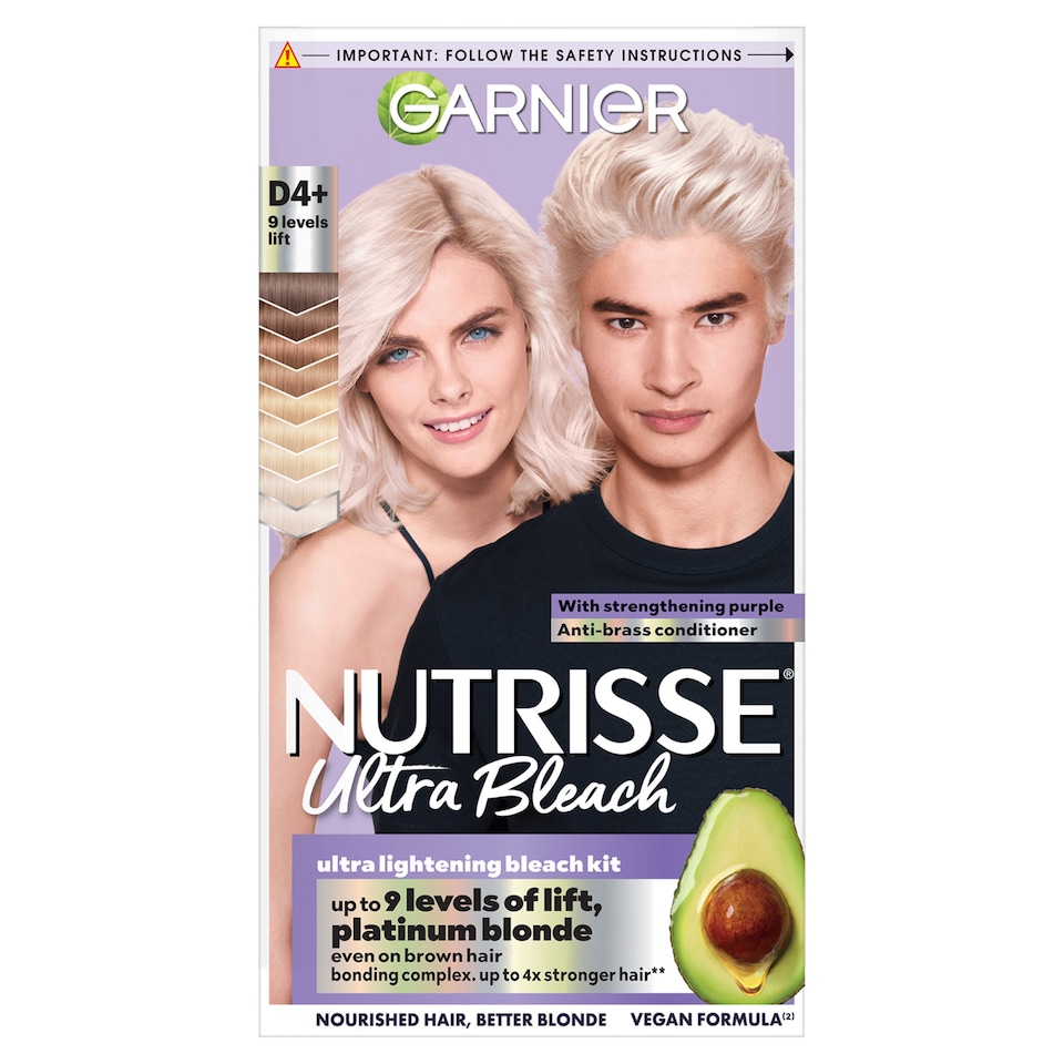 image 1 of Garnier Nutrisse Ultra Colour D4+ Ultra Lightener Hair Dye