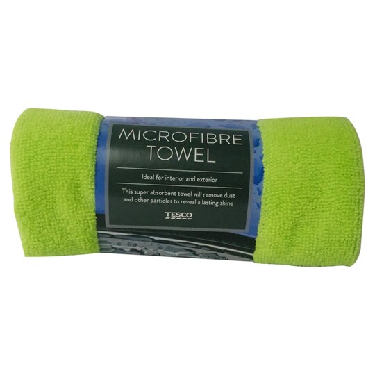 Tesco Microfibre Towel 220Gsm 70X70 Tesco Groceries