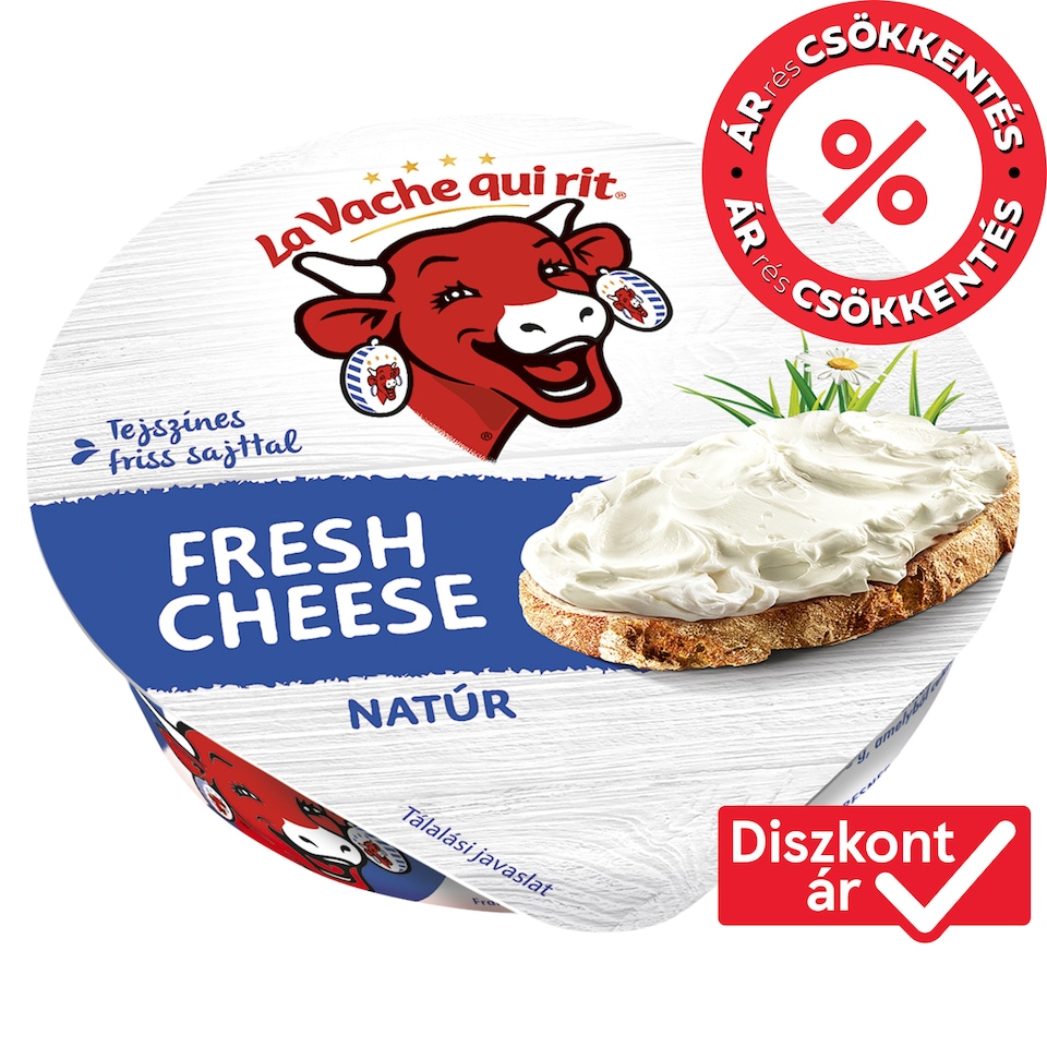 La Vache Qui Rit Natural Sandwich Spread with Cream Cheese 80 g