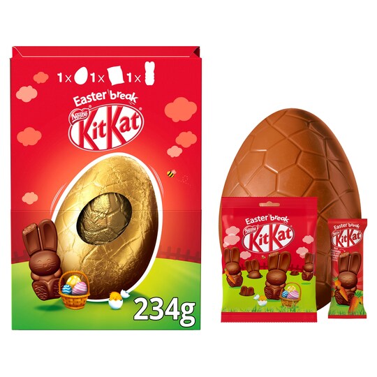 Kit Kat Bunny Milk Chocolate Giant Easter Egg 234G Tesco Groceries