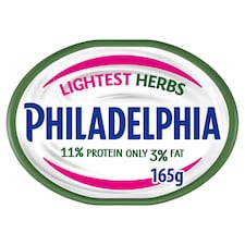 Philadelphia Lightest Low Fat Herbs Soft Cream Cheese 165G