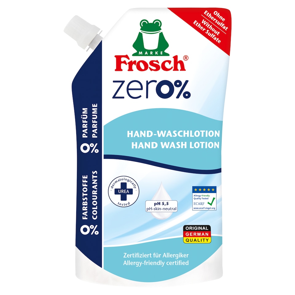 Frosch Zero% folyékony szappan ureával 500 ml