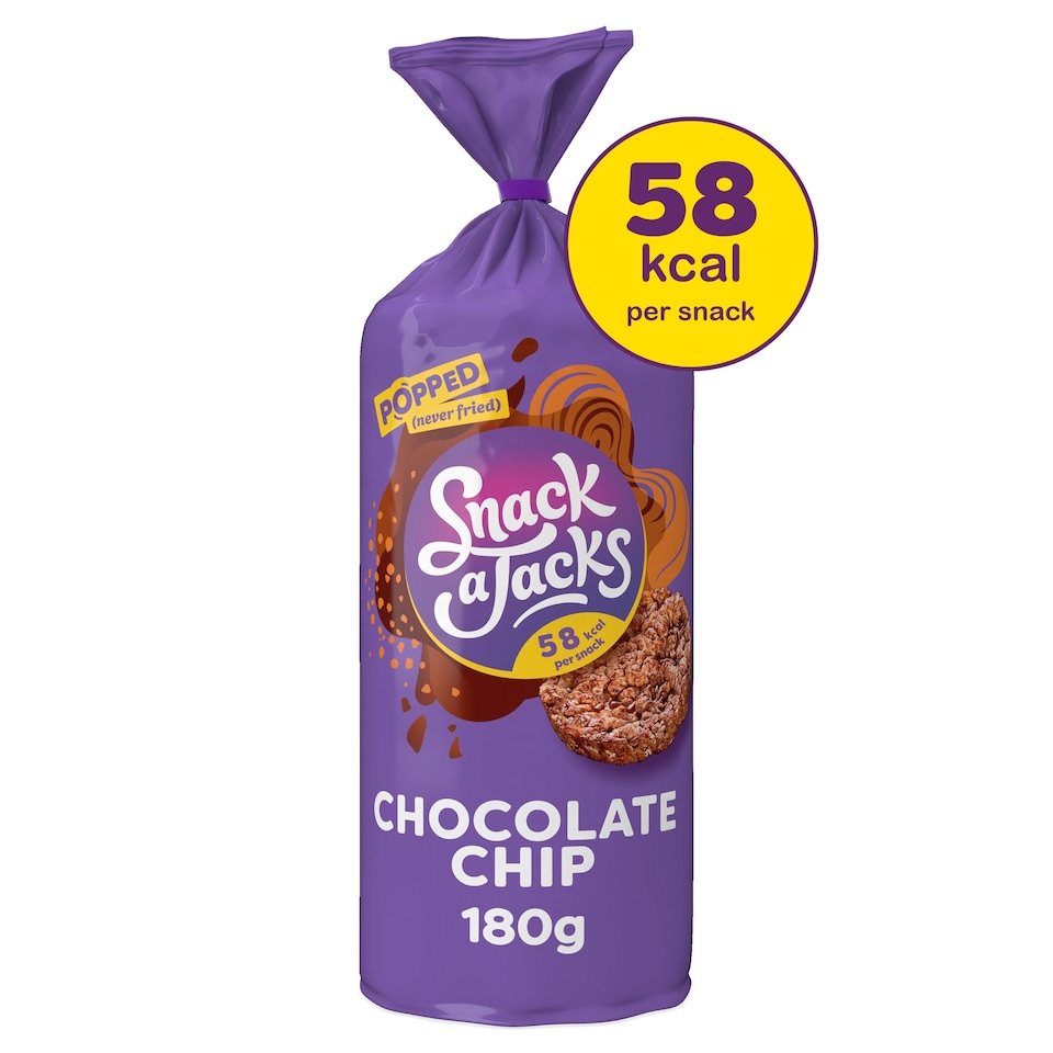 image 1 of Snack a Jacks Chocolate Chip Jumbo Rice Cakes 180g