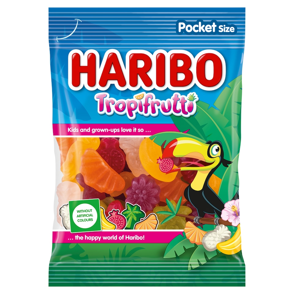 Haribo Tropifrutti Fruit Flavoured Gums 100 g