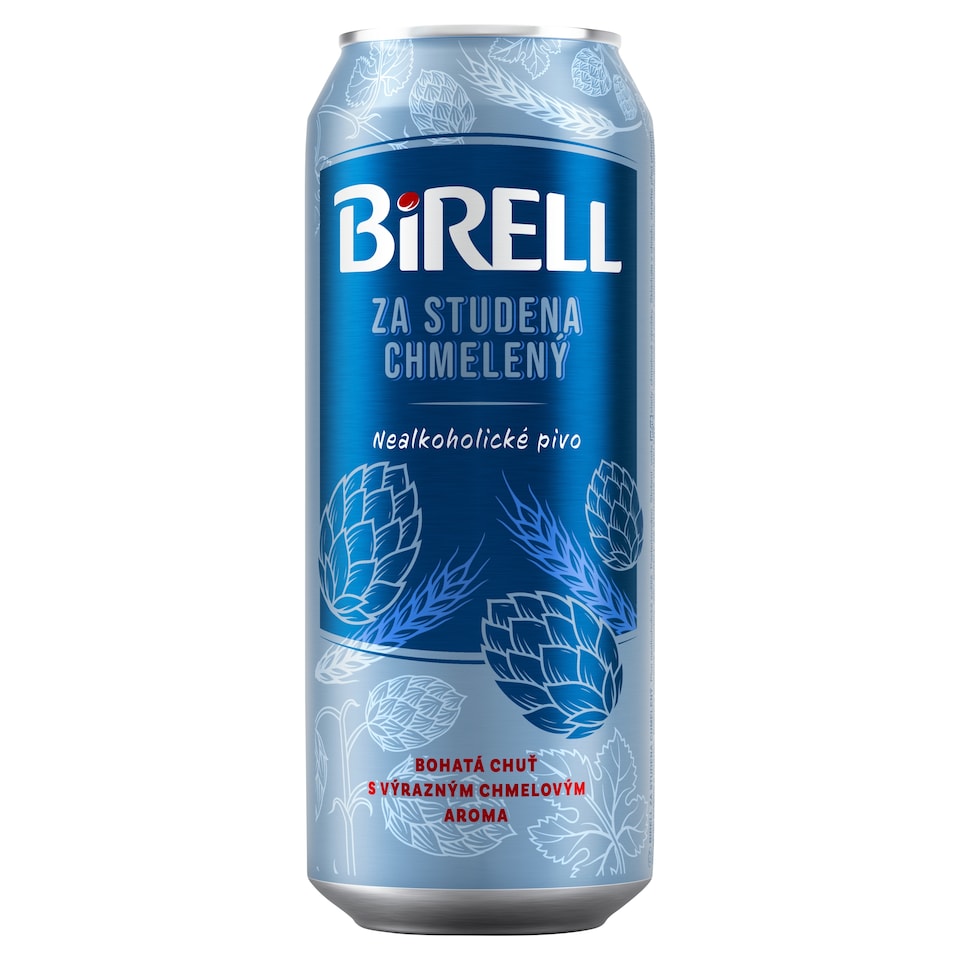 Obrázek 1 pro produkt Birell Za studena chmelený nealkoholické pivo 0,5l