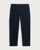 image 4 of F&F Cotton Rich Fixed Waist Straight Leg Chino Trousers in Navy