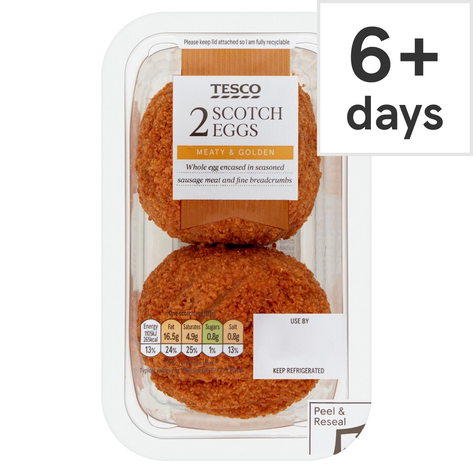 Tesco Scotch Eggs 2 Pack 227G