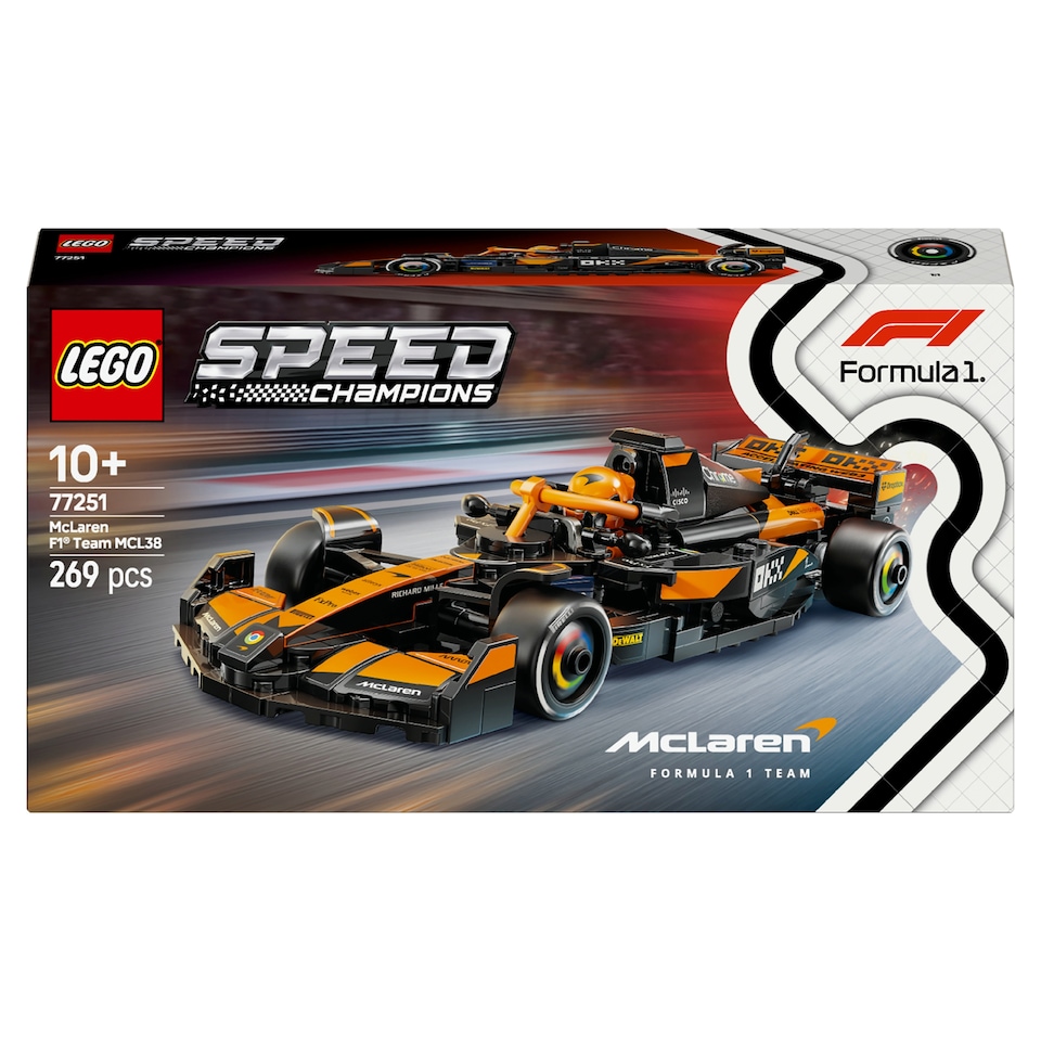 LEGO Speed Champions 77251 McLaren F1 Team MCL38 versenyautó  1. kép