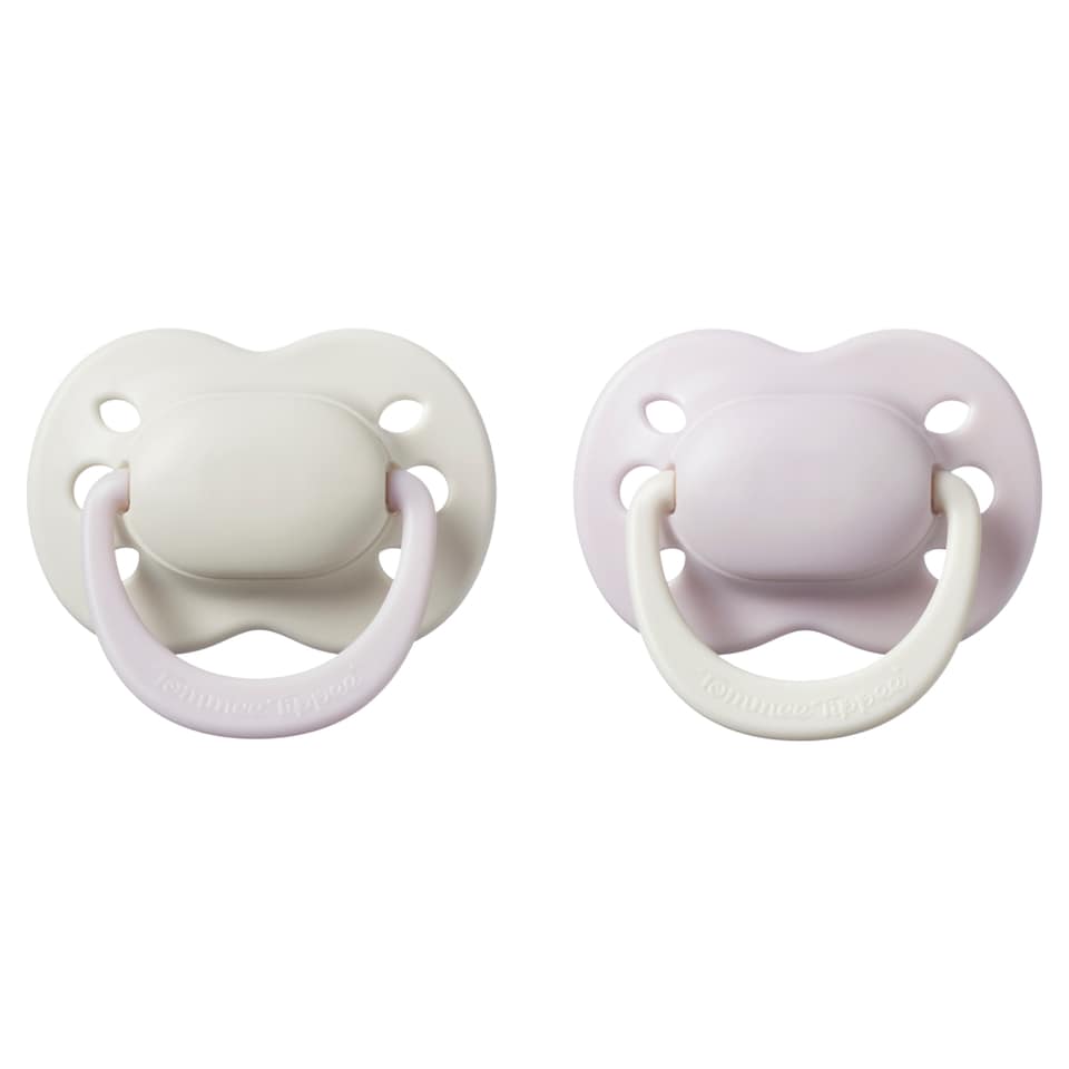 image 1 of TOMMEE TIPPEE NEWBORN ORTHODONTIC SILICONE 0-2M 2 SOOTHERS