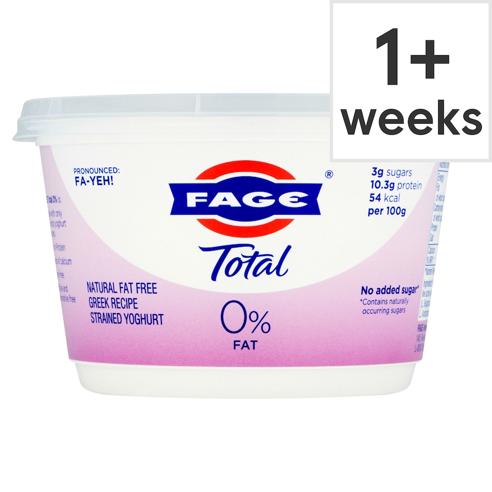 Fage Total 0%Fat Greek Recipe Yogurt 450G