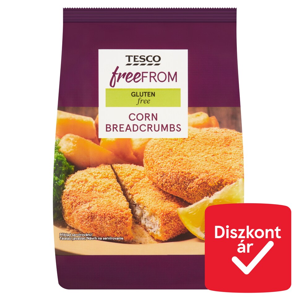 Tesco Free From gluténmentes kukoricás panírmorzsa 200 g